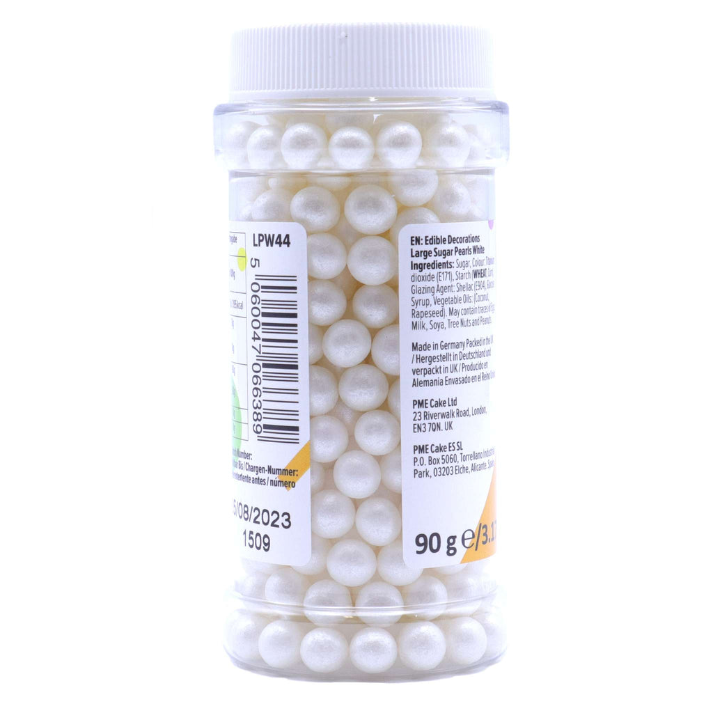 Perlas de Azúcar Grandes Blancas 90g