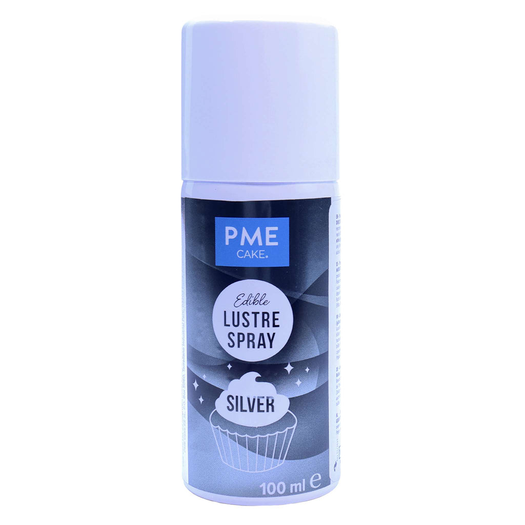 Bombe Lustre Comestible - Argent (100ml)
