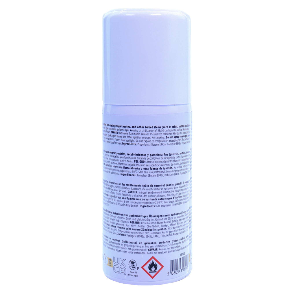 Bombe Lustre Comestible - Argent (100ml)