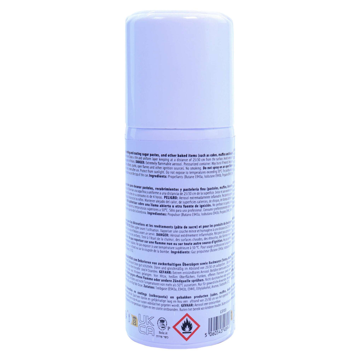 Bombe Lustre Comestible - Argent (100ml)