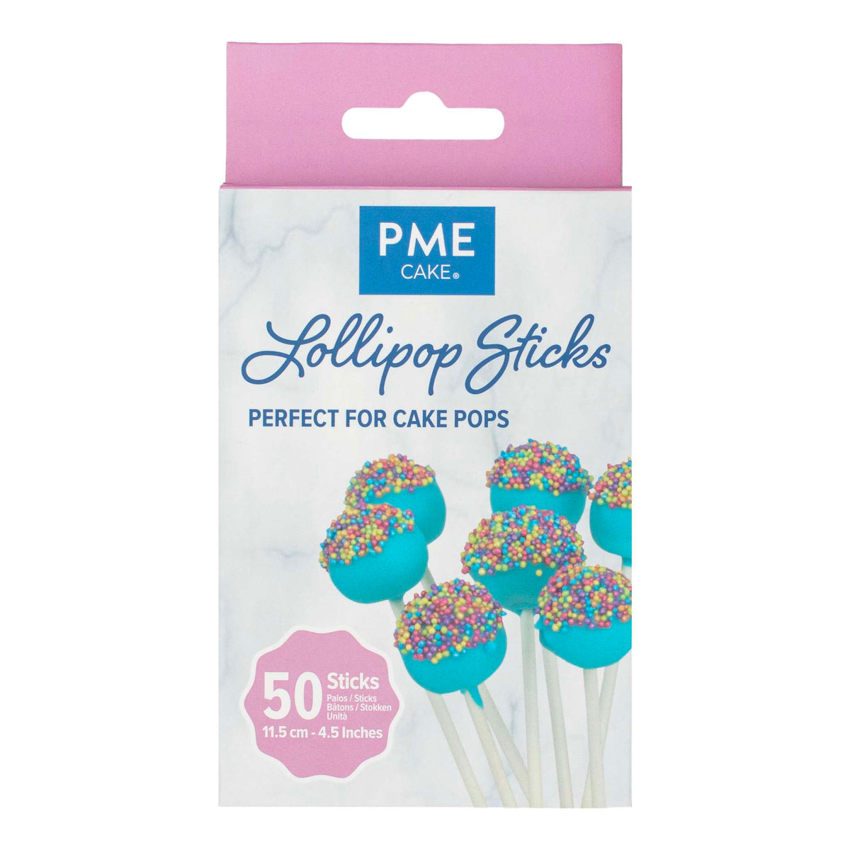 Lollipop Sticks Pk/50 (11.5cm / 4.5 Inches)