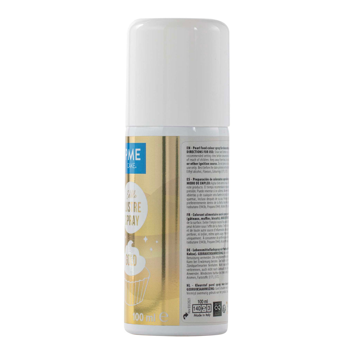 Gold Edible Lustre Spray  (100ml)