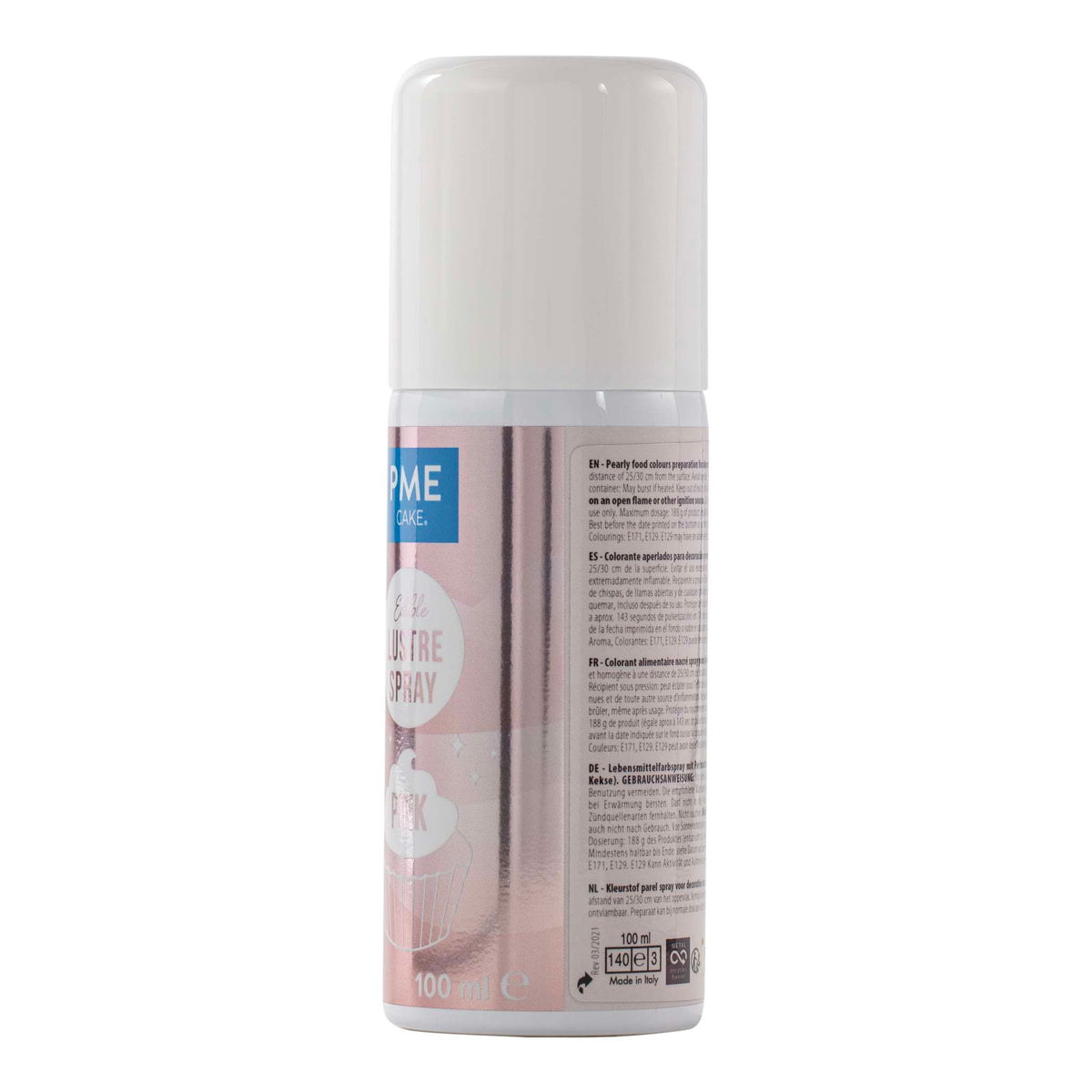 Pink Edible Lustre Spray (100ml)