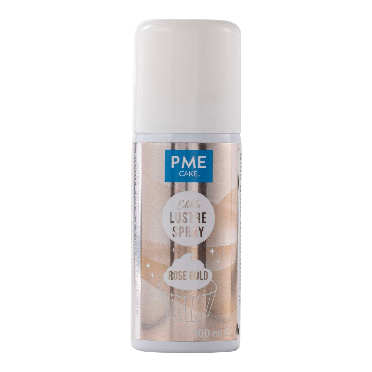 Bombe Lustre Comestible - Or Rose (100ml)