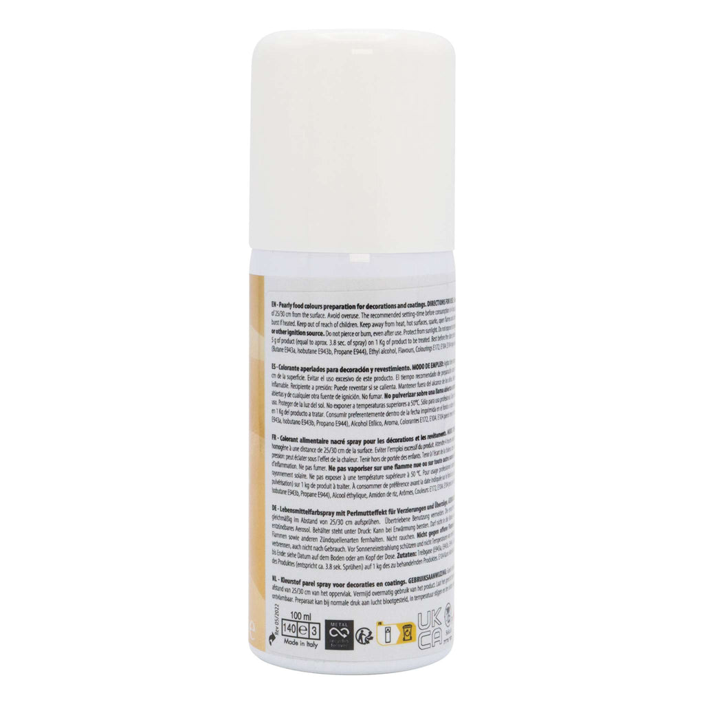 Spray Lustre Comestible - Oro (100ml)