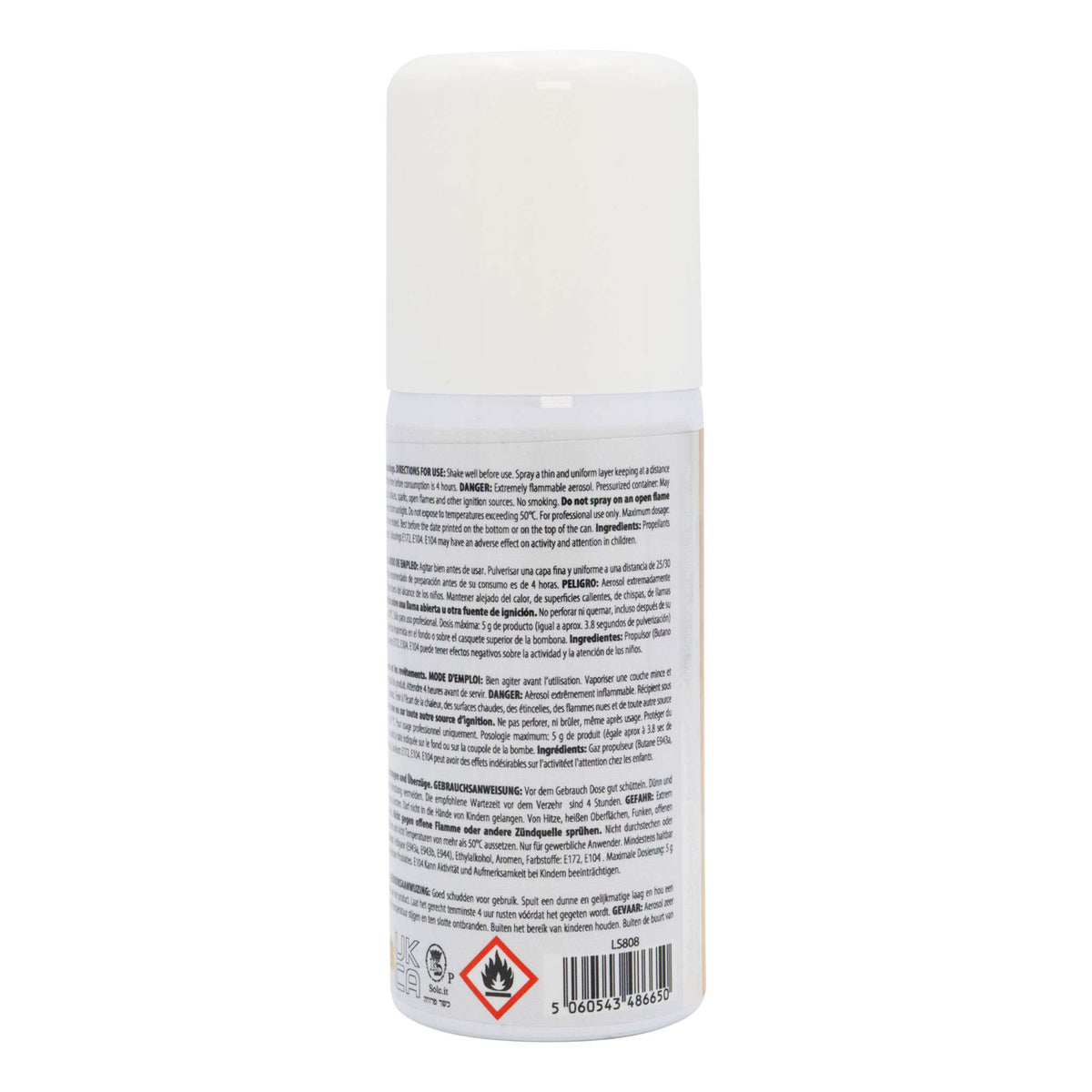 Bombe Lustre Comestible - Or (100ml)