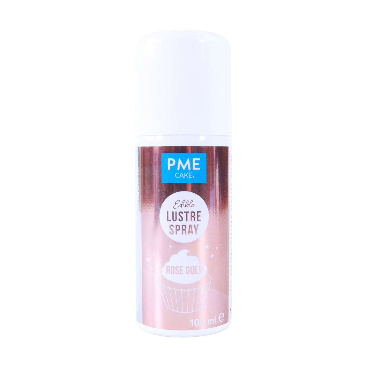 Bombe Lustre Comestible - Or Rose (100ml)