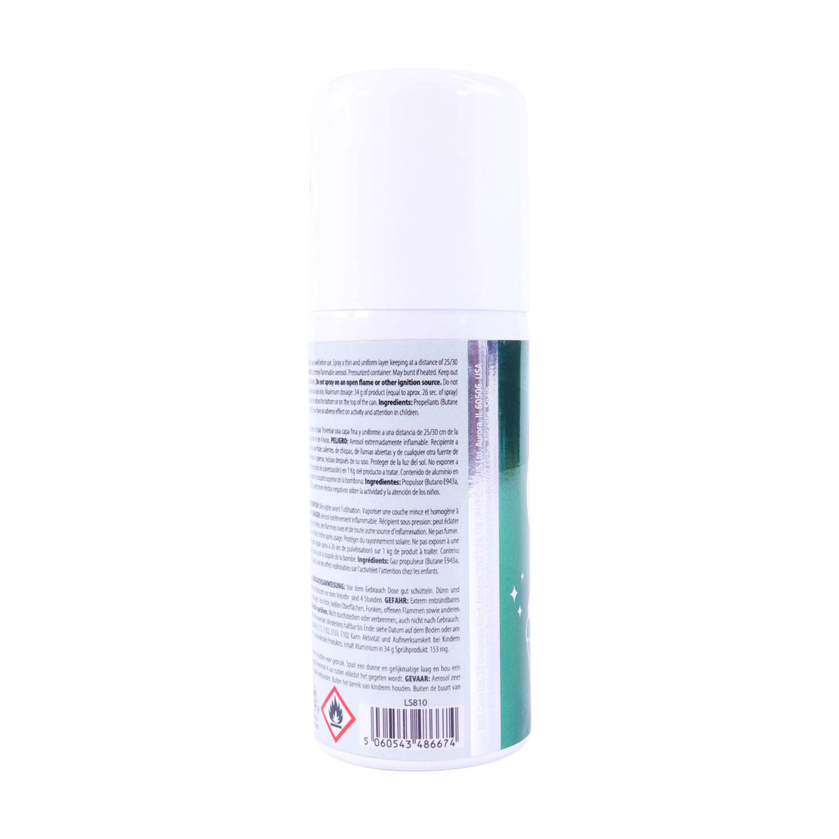 Bombe Lustre Comestible - Vert (100ml)