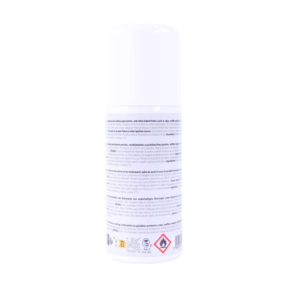 Bombe Lustre Comestible - Noir (100ml)