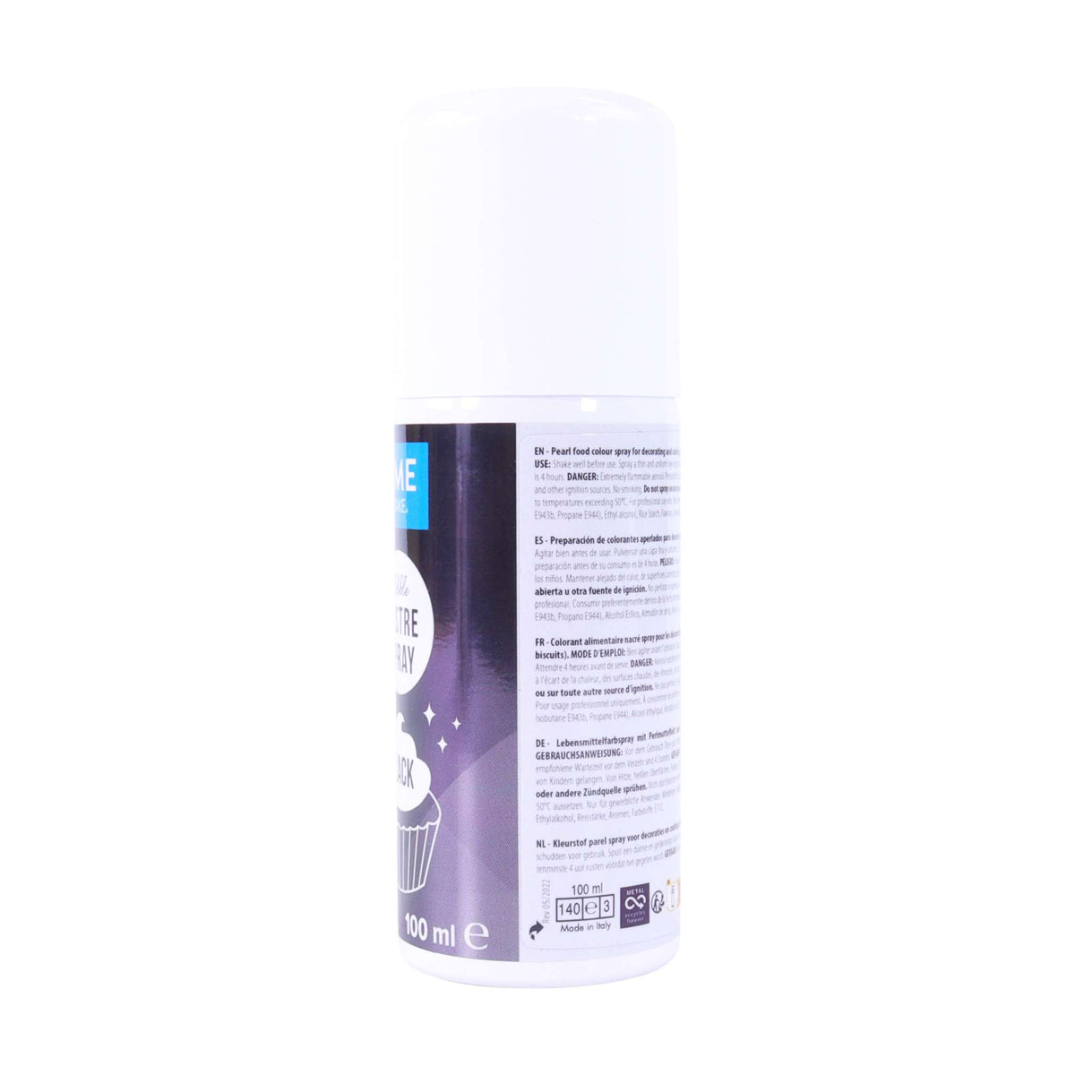 Bombe Lustre Comestible - Noir (100ml)
