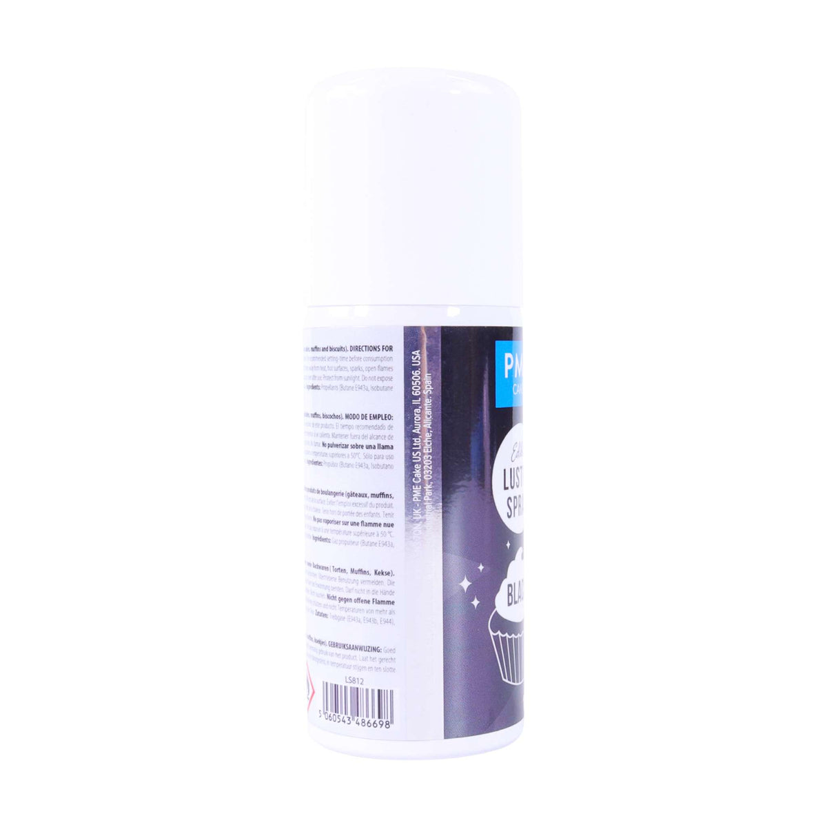 Bombe Lustre Comestible - Noir (100ml)