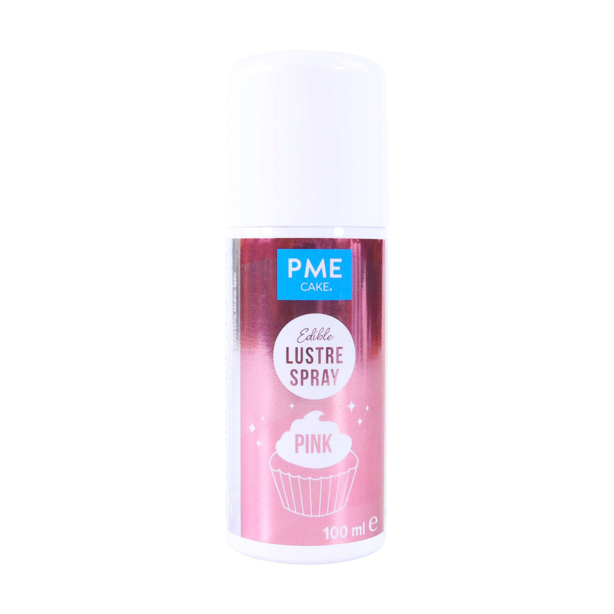 Bombe Lustre Comestible - Rose (100ml)