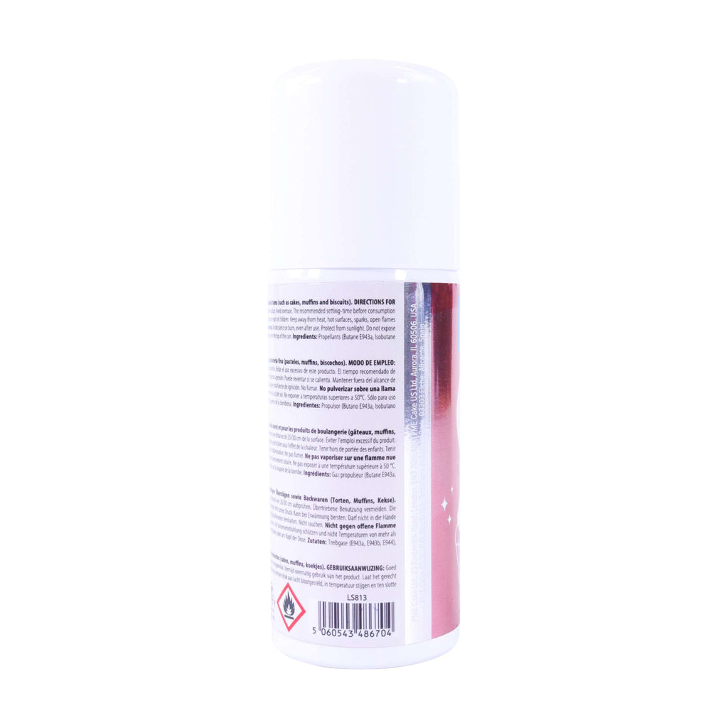 Bombe Lustre Comestible - Rose (100ml)