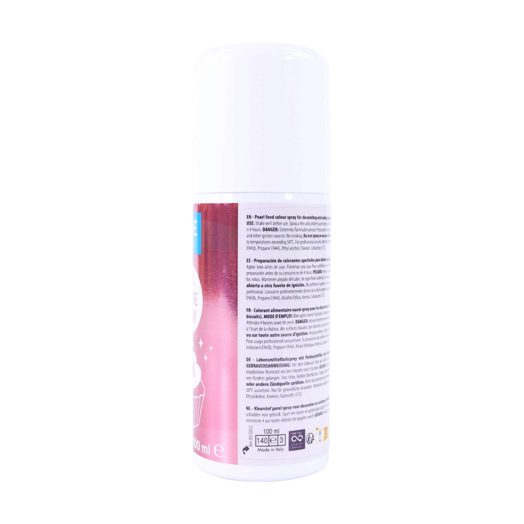 Bombe Lustre Comestible - Rose (100ml)