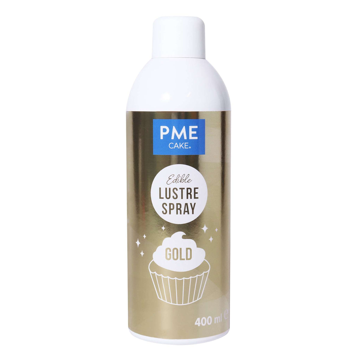 Bombe Lustre Comestible - Or (400ml)
