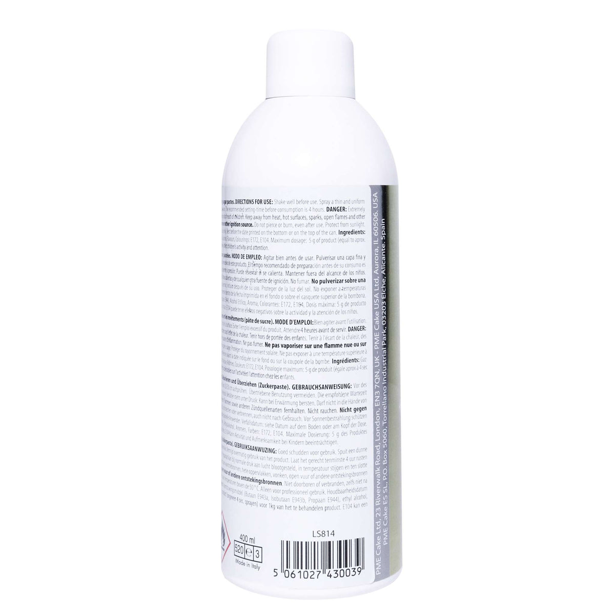 Bombe Lustre Comestible - Or (400ml)