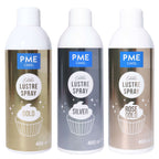Spray Lustre Comestible - Plata (400ml)
