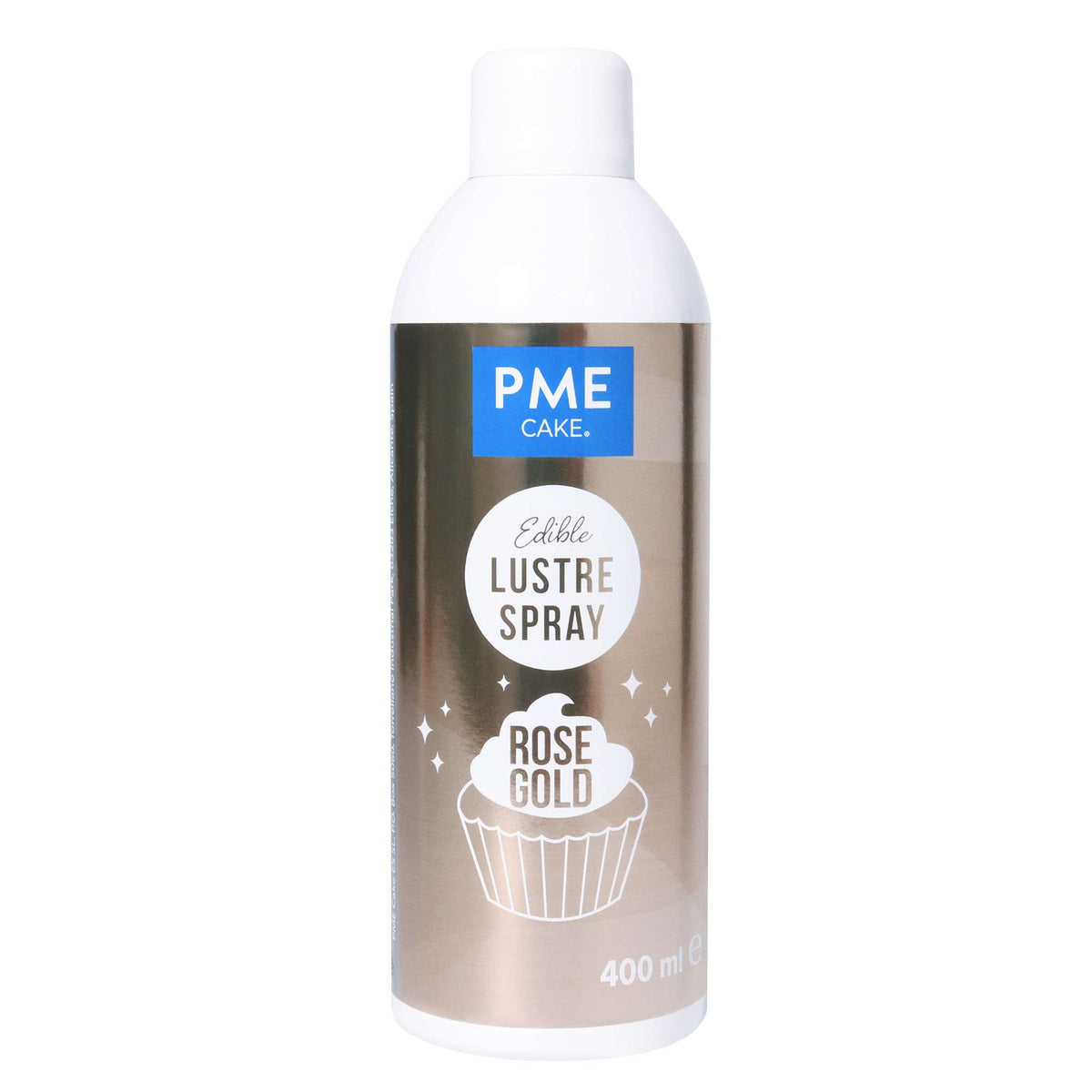 Bombe Lustre Comestible - Or Rose (400ml)