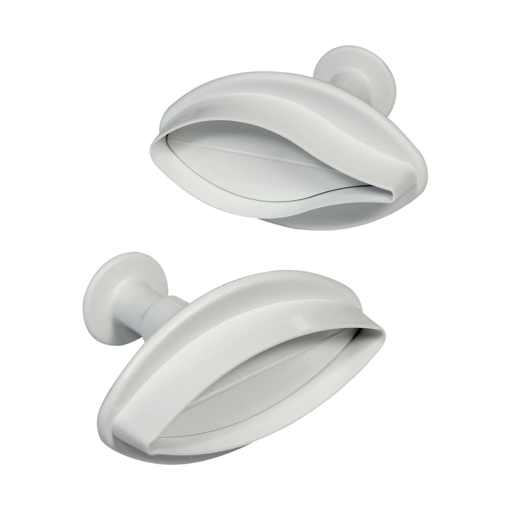 Floraler Ausstecher mit Auswerfer - Kleines Adriges Lilien Set von 2 (60mm / 2.4")