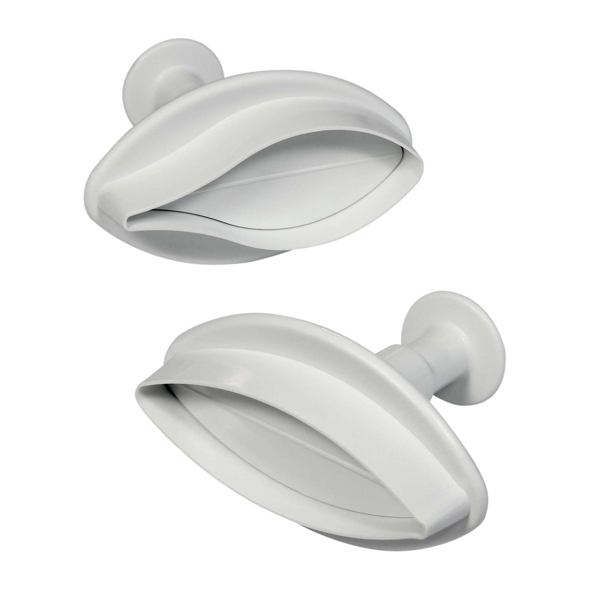 Medium Veined Lily Plunger Fondant Cutters Set Of 2