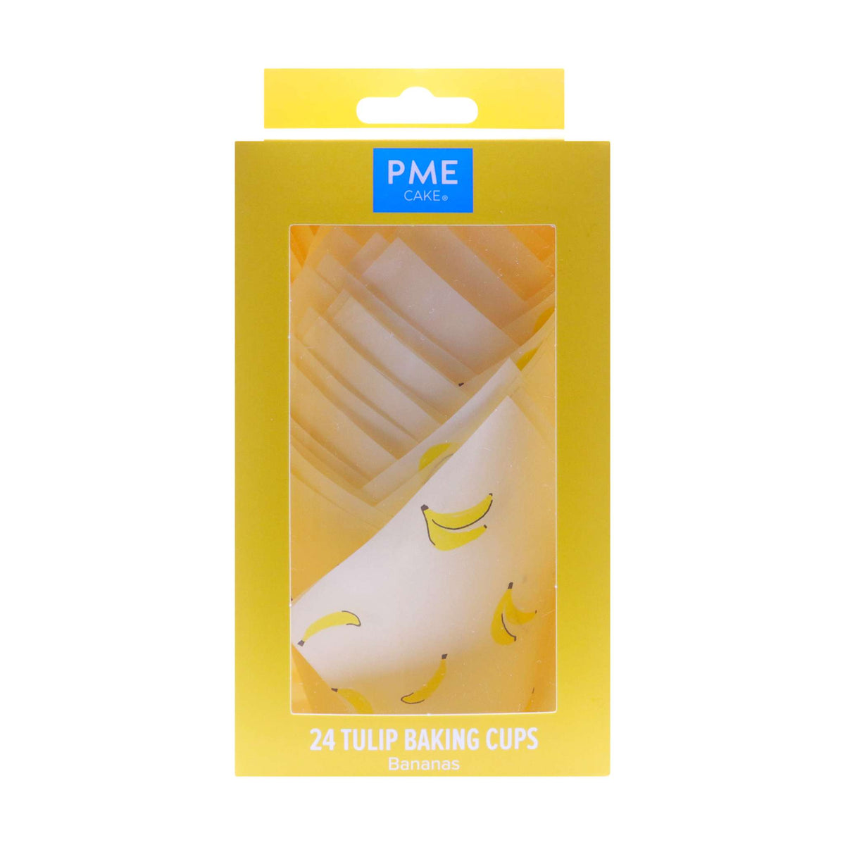 Bananas Tulip Shaped Baking Cups Pk/24