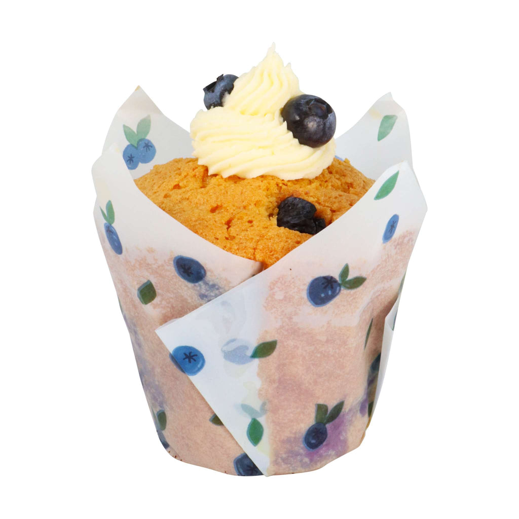 Molde para Muffin de Tulipán - Arándano Pk/24
