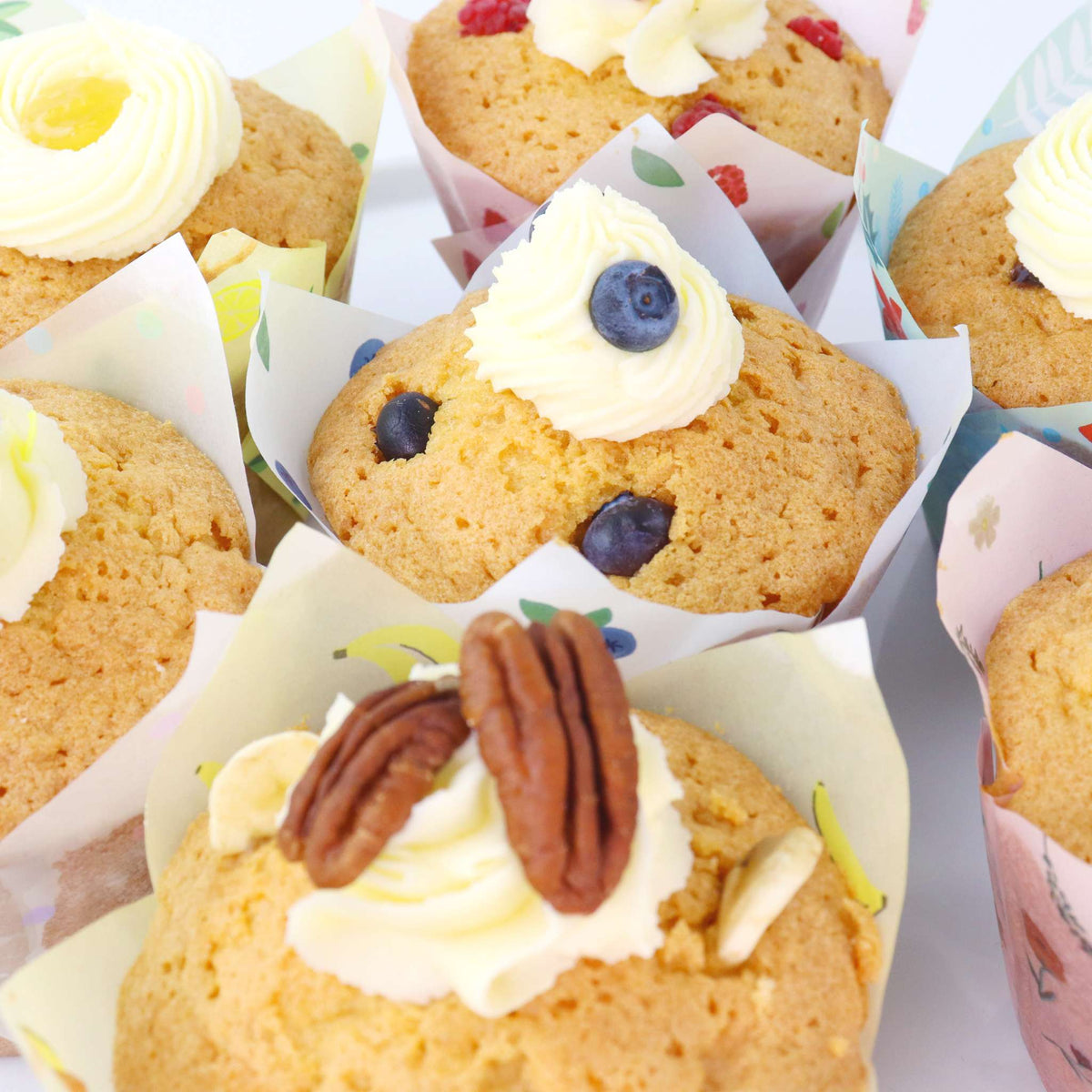 Isolated Blooms Tulip Shaped Baking Cups Pk/24