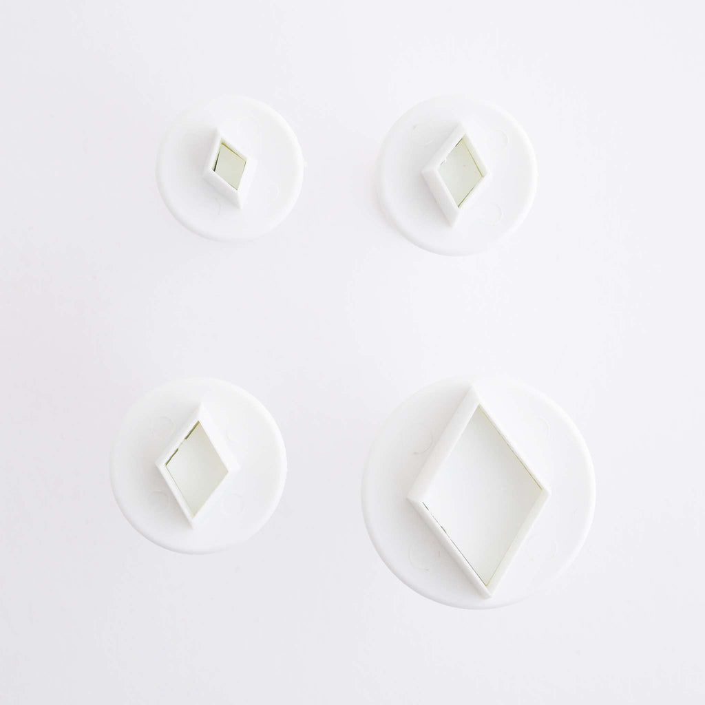Vormen Plunger Cutters - S/M/L/XL Diamant Set van 4