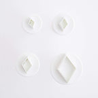 Vormen Plunger Cutters - S/M/L/XL Diamant Set van 4