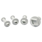 Vormen Plunger Cutters - S/M/L/XL Diamant Set van 4