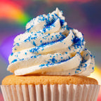 Magic Sprinkles, Eetbare Iriserende Glittervlokken - Saffierblauw (3g)