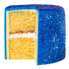 Magic Sprinkles, Eetbare Iriserende Glittervlokken - Saffierblauw (3g)