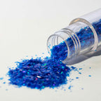 Magic Sprinkles, Eetbare Iriserende Glittervlokken - Saffierblauw (3g)