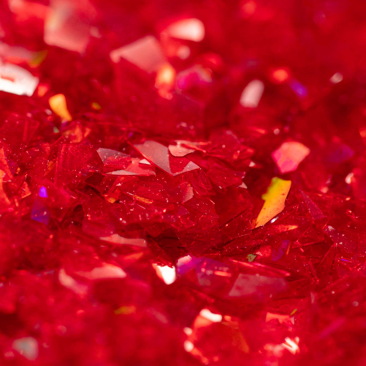 Magic Sparkles, essbare irisierende Glitterflocken - Roter Rubin (3g)