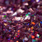 Magic Sparkles, essbare irisierende Glitterflocken - Violetter Amethyst (3g)