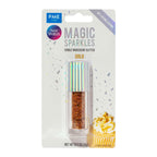 Magic Sparkles, Copos de Glitter Iridiscente Comestible - Oro (3g)