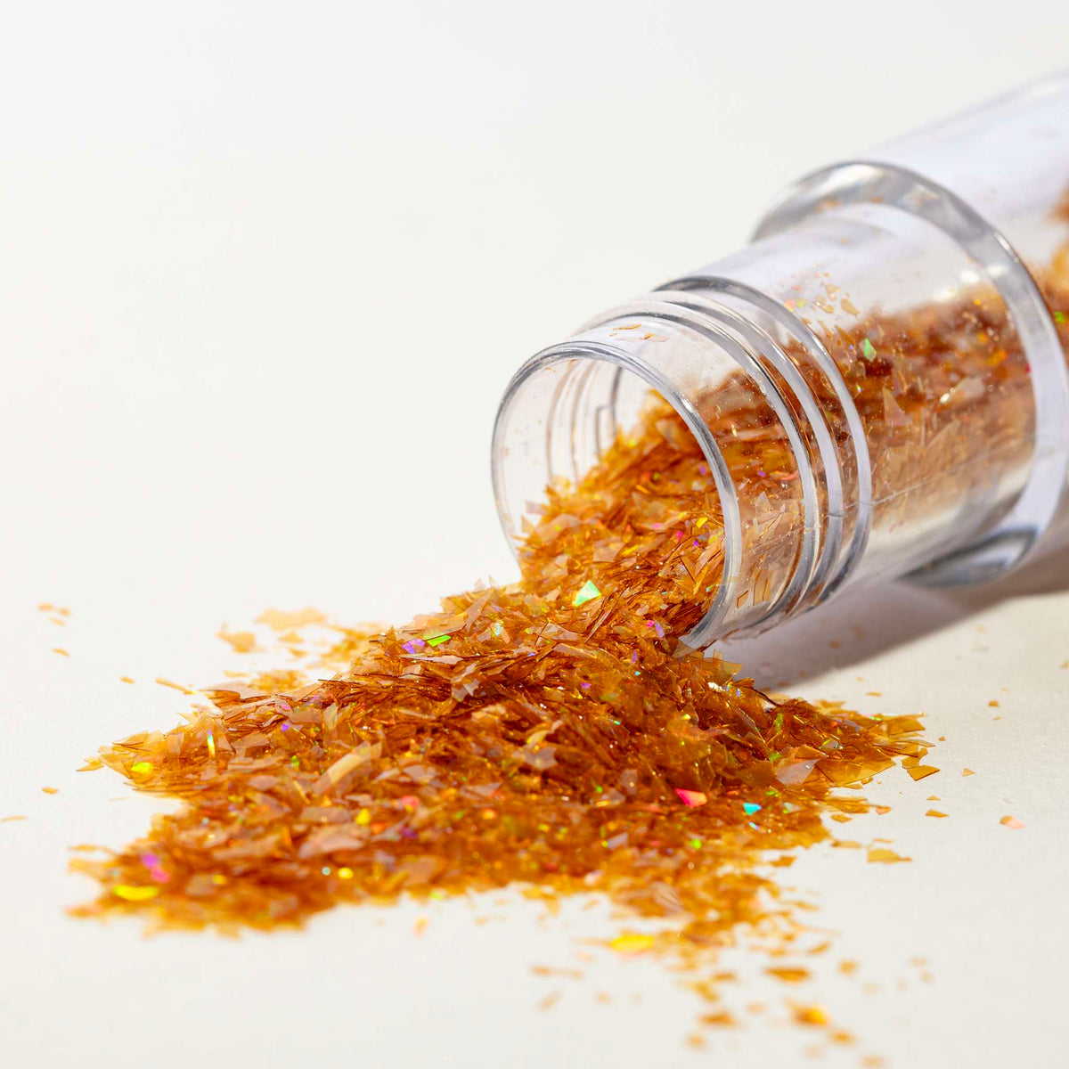 Magic Sparkles, Copos de Glitter Iridiscente Comestible - Oro (3g)