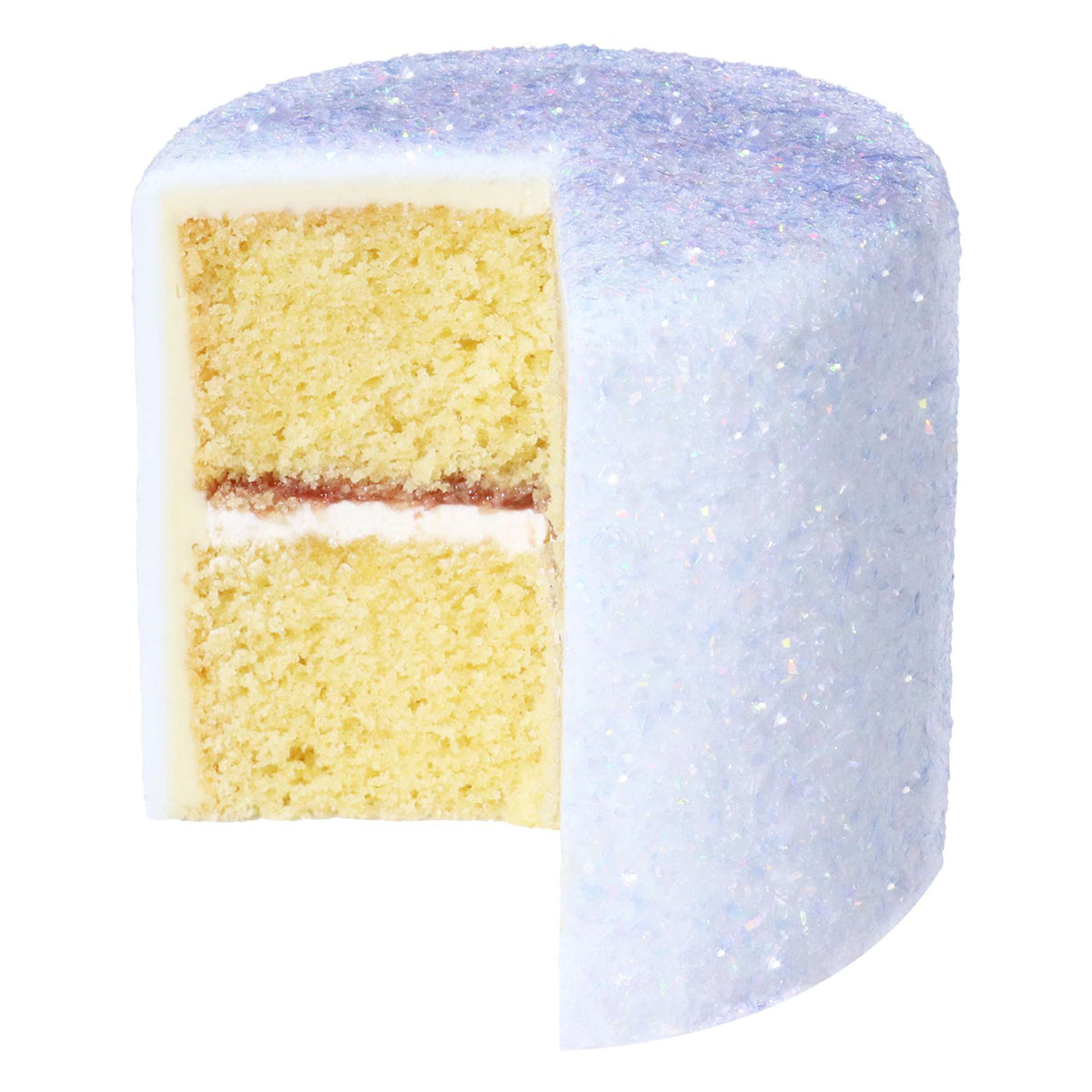 Magic Sparkles, Copos de Glitter Iridiscente Comestible - Cabeza en las Nubes (3g)