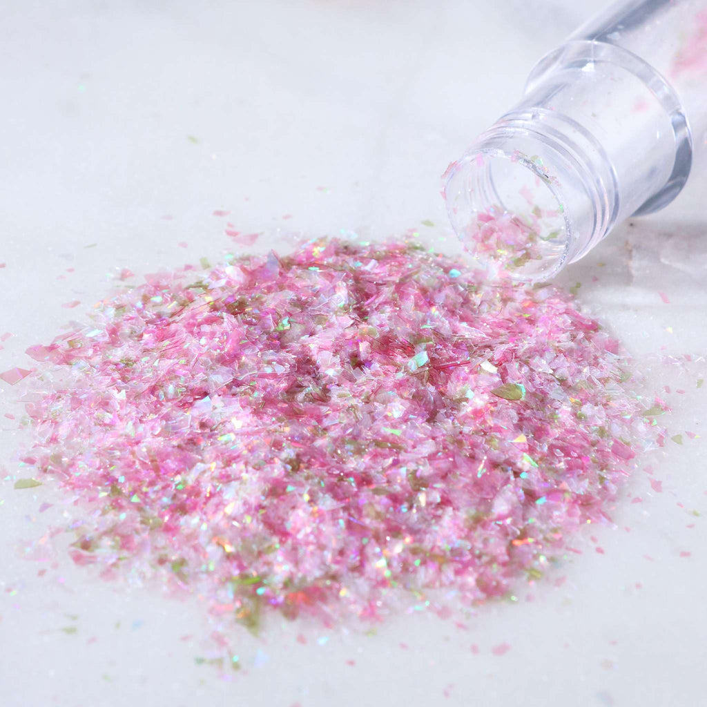 Magic Sprinkles, Eetbare Iriserende Glittervlokken - Feeënbloemen (3g)