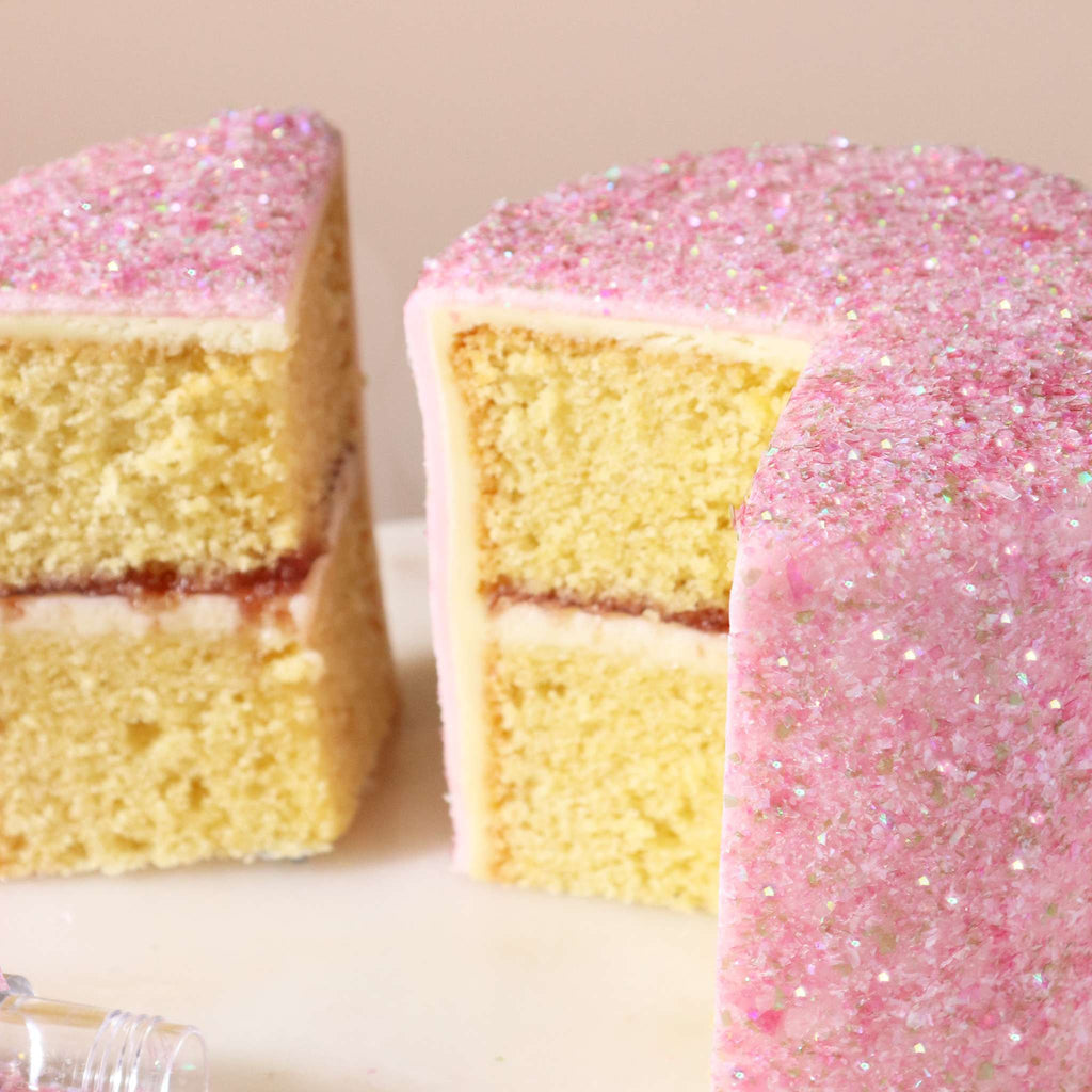 Magic Sprinkles, Eetbare Iriserende Glittervlokken - Feeënbloemen (3g)