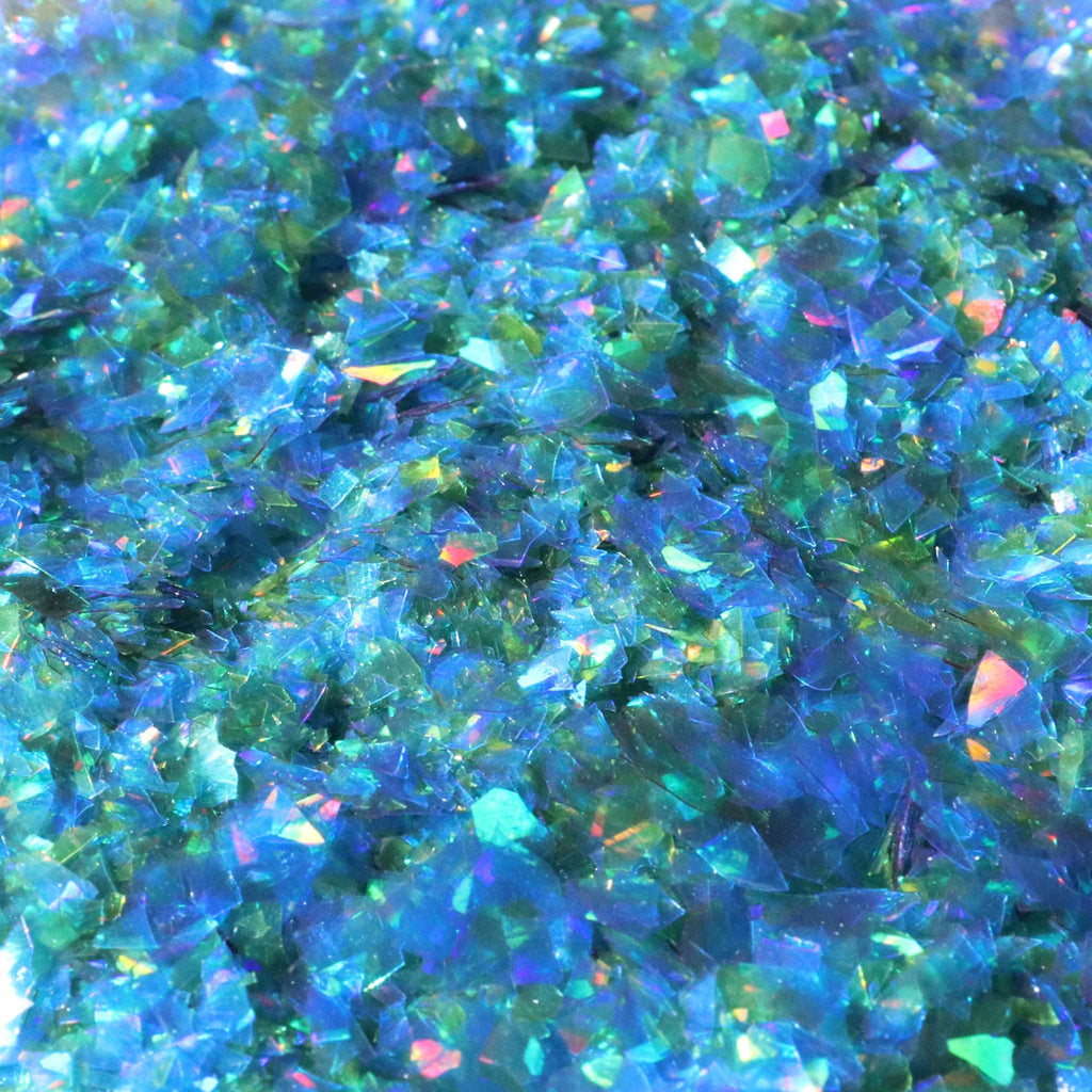 Magic Sprinkles, Eetbare Iriserende Glittervlokken - Eiland Lagune (3g)