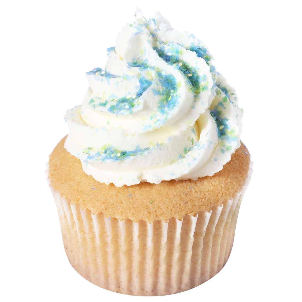 Magic Sprinkles, Eetbare Iriserende Glittervlokken - Eiland Lagune (3g)