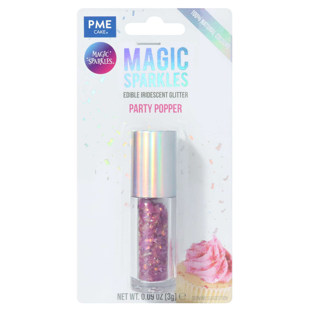 Party Popper Magic Sparkles Edible Iridescent Glitter (3g / 0.11oz)