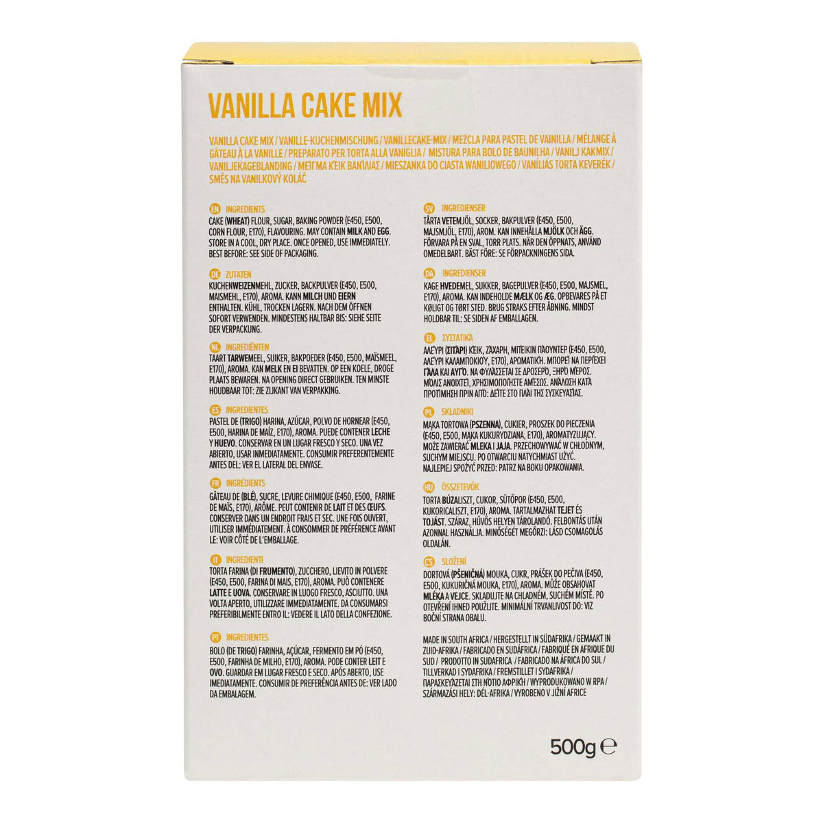 Vanilla Cake Mix (500g)