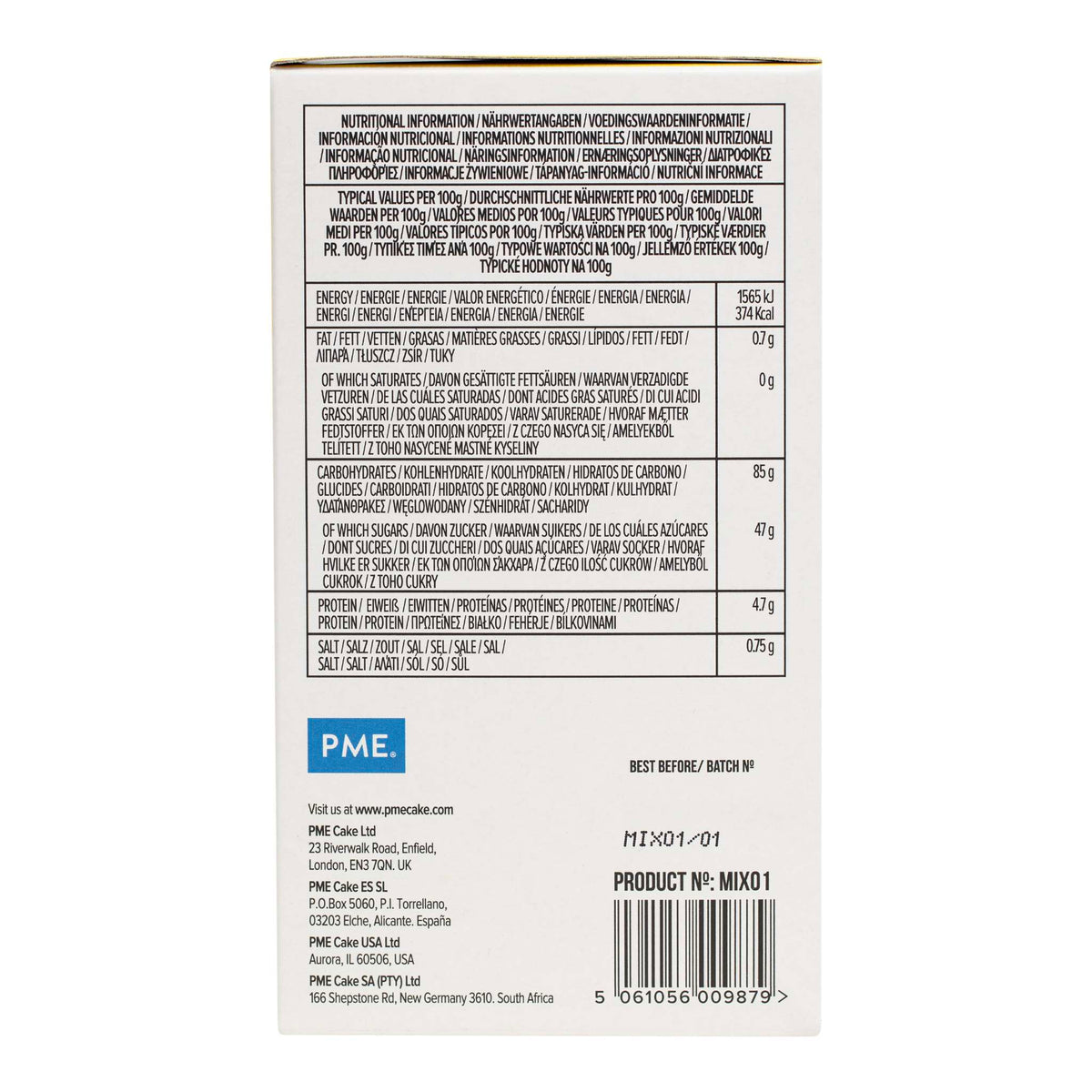 Vanilla Cake Mix (500g)