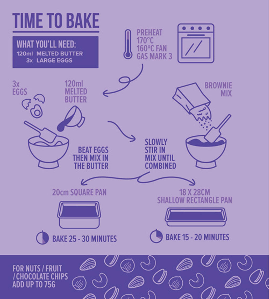 Preparado para Brownie de Chocolate (500g)