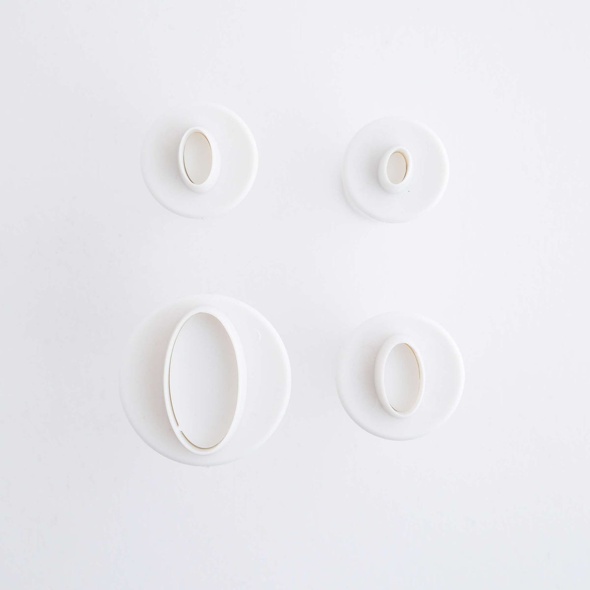 Oval Fondant Plunger Cutters Set Of 4