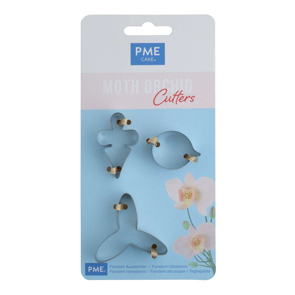 Cortadores de Pétalo de Orquídea Mariposa de Acero Inoxidable , Set de 3