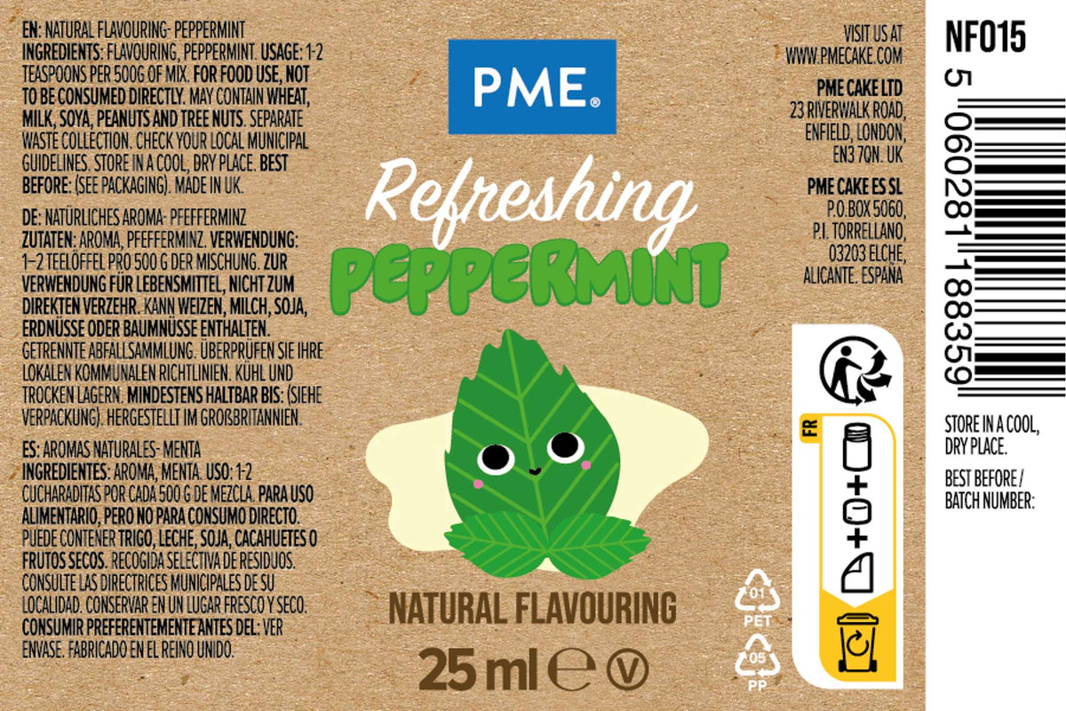 Refreshing Peppermint Natural Flavouring (25ml)