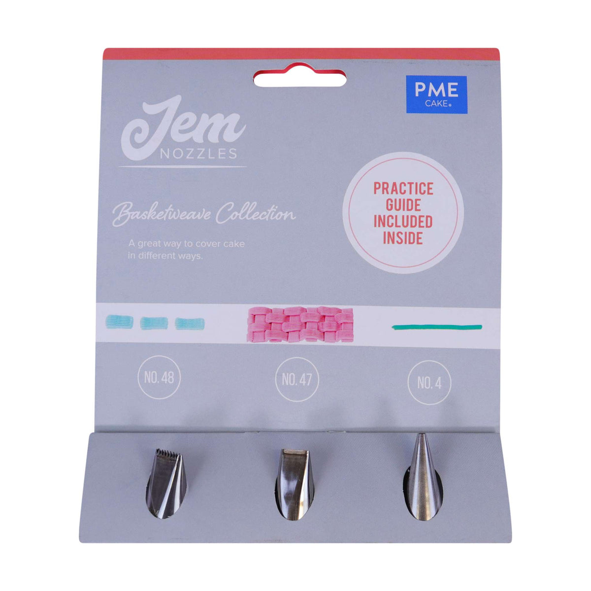 JEM Nozzles Set Of 3 Basketweave Collection